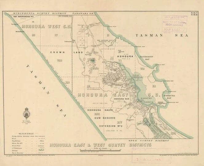 Houhora East & Houhora West Survey District [electronic resource] / W. Bardsley.
