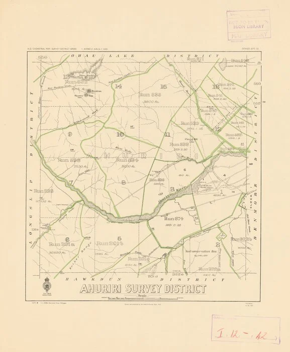 Ahuriri Survey District [electronic resource].