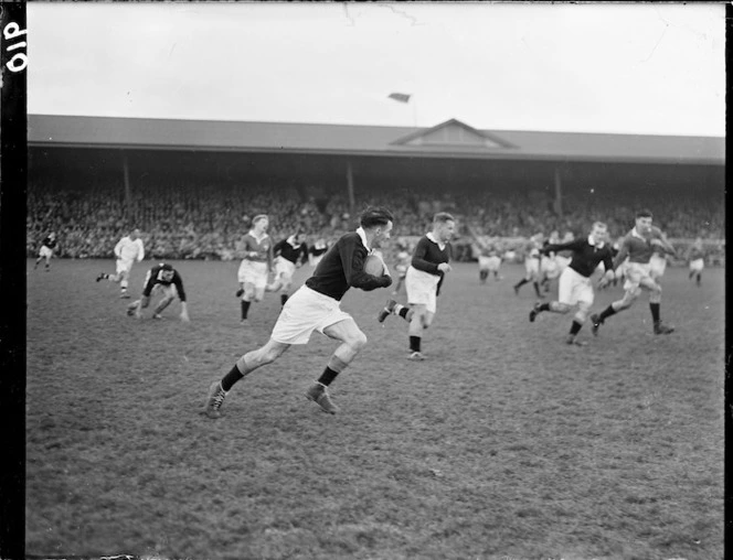 British Isles versus Wellington rugby game