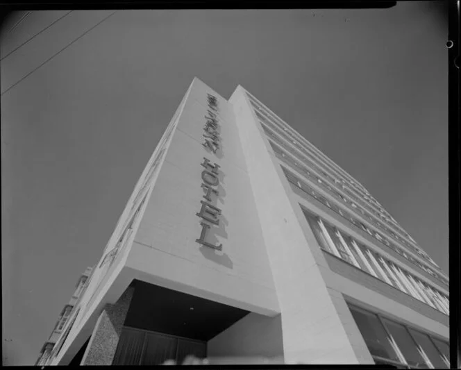 Exterior of Abel Tasman hotel