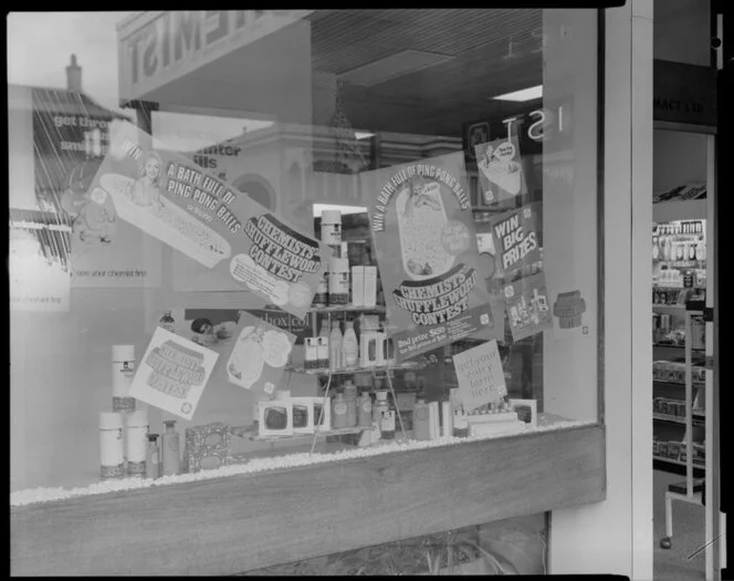 Interior of chemist shop