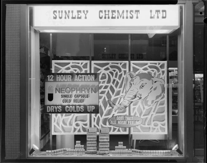 Shot of Sunley Chemist Window