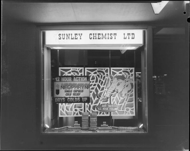 Shot of Sunley Chemist Window