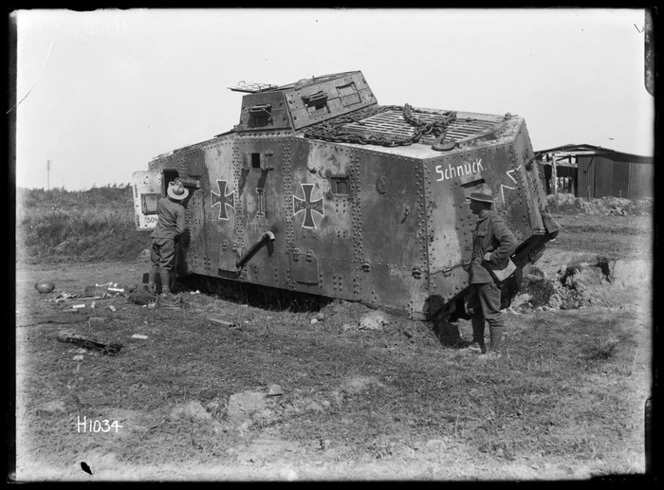 "Schnuck" - the German tank that stuck