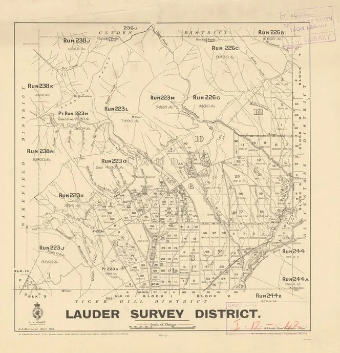 Lauder Survey District [electronic resource].