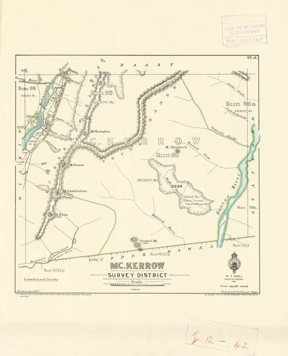 Mc Kerrow Survey District [electronic resource] / S.A. Park, June 1927.