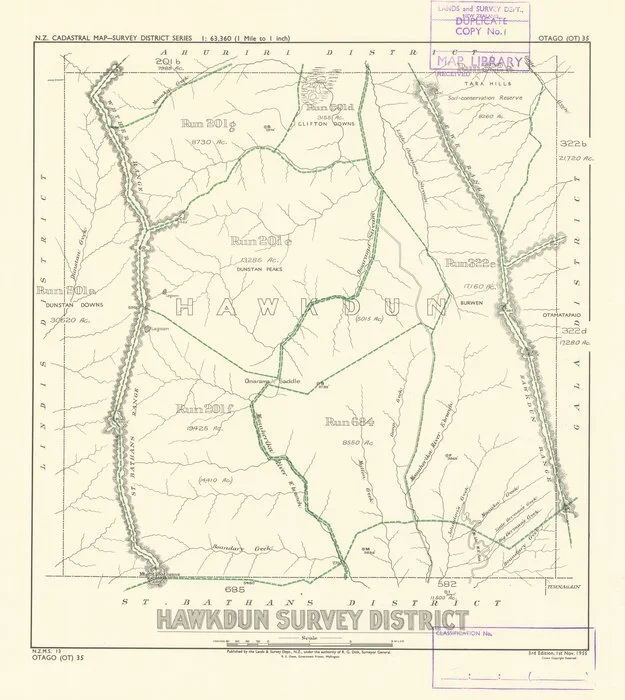 Hawkdun Survey District [electronic resource].