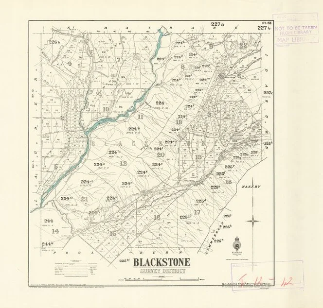 Blackstone Survey District [electronic resource] / drawn by G.P. Wilson, Feb. 1902, revised by S.A.P. 1936.