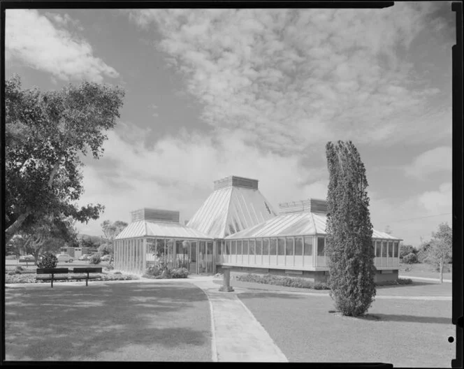 Exterior, Gibbes Watson conservatory, Myrtle Street, Lower Hutt