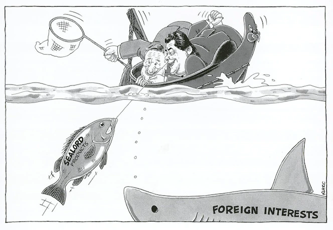 Clark, Laurence, 1949 - :Sealord products ; Foreign interests. / Klark. 1 September 1992