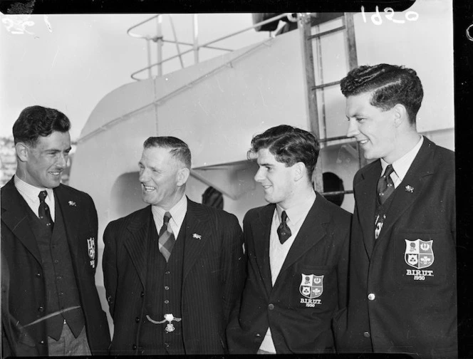 Arrival of the British rugby team