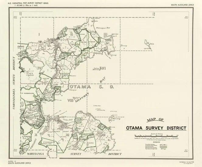 Map of Otama Survey District [electronic resource].