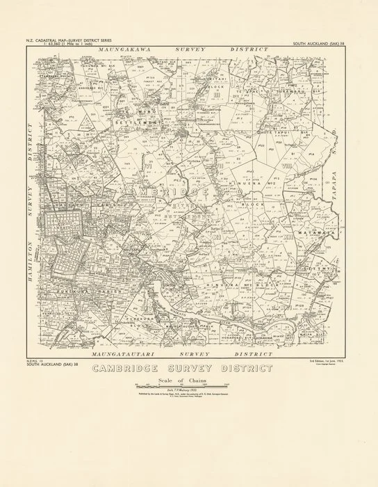 Cambridge Survey District [electronic resource] / delt. T.P. Mahony.