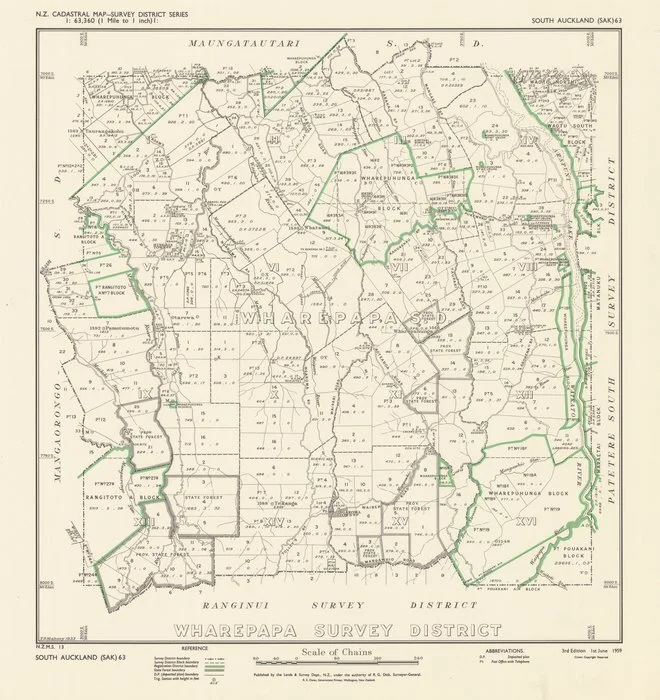 Wharepapa Survey District [electronic resource] / T.P. Mahony, 1933.