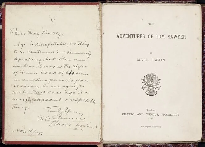 The adventures of Tom Sawyer / by Mark Twain.