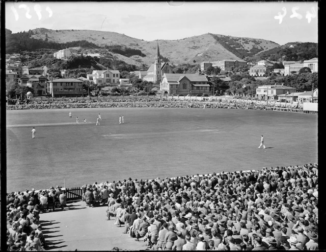 Panorama of the Basin Reserve, Wellington