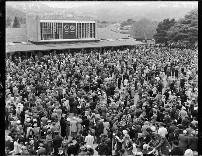 View of the Trentham races