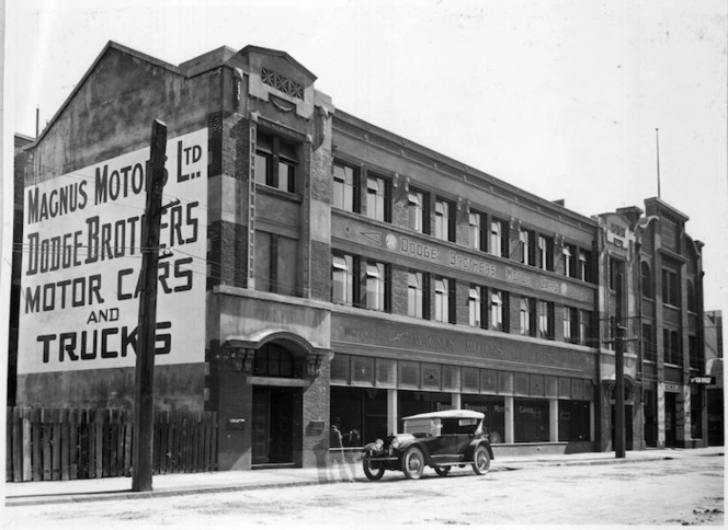 Magnus Motors building, Wakefield Street, Wellington