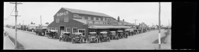 Commercial property and fleet of Dash Ltd, motor garage, Waimate