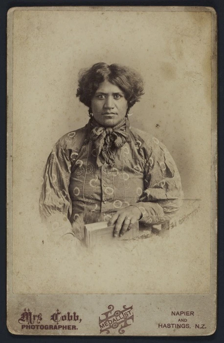 Cobb, H S (Mrs) (Napier) fl 1890-1900 :Portrait of Hiki Ngamoha