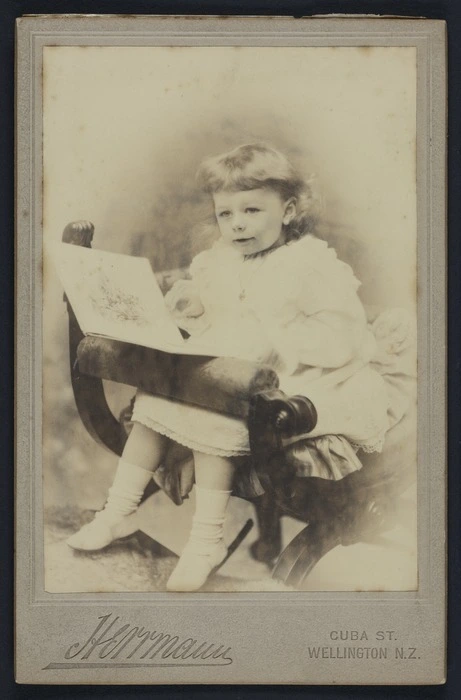 Herrmann (Wellington) fl 1892 :Portrait of Isabel Hughes Field