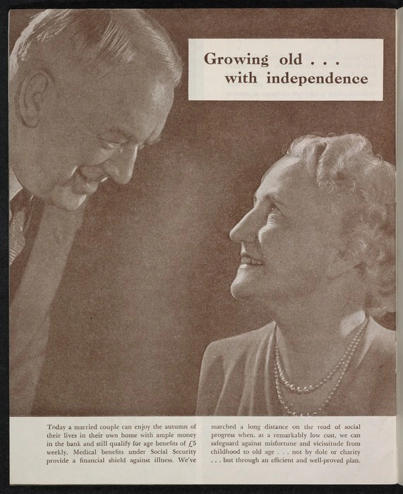 New Zealand Labour Party: Growing old ... with independence [1949. Page 13]