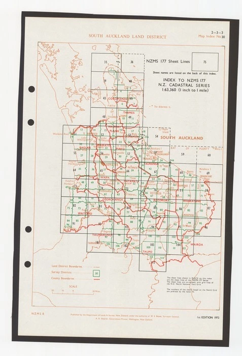 South Auckland Land District.