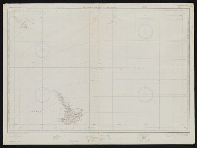Long range air navigation chart. North Island / compiled for the U.S. Army Air Forces by the Army Map Service, U.S. Army, Washington, D.C.