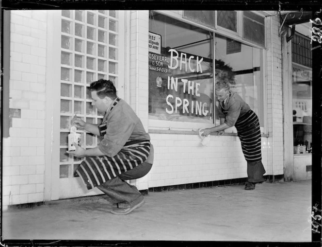 Butchers shop, Wellington