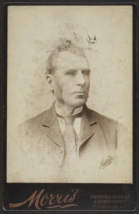 Morris (Dunedin) fl 1873-1899 :Portrait of Hugh Gourley