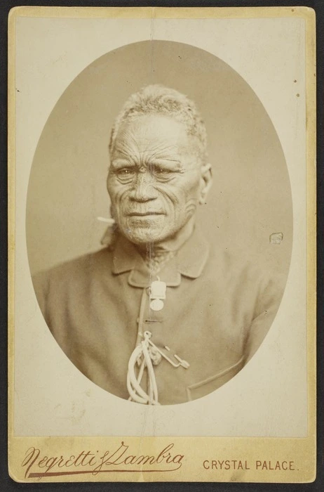 Negretti & Zambra, fl 1860-1899 :Portrait of Tukaroto Matutaera Potatau Te Wherowhero Tawhiao