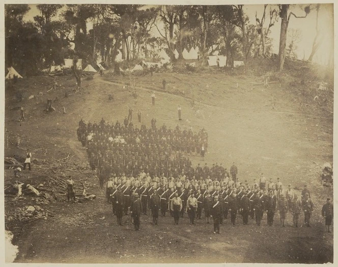 Volunteers in Camp, Parihaka