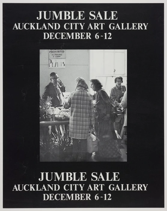 Auckland City Art Gallery :Jumble sale. Auckland City Art Gallery, December 6-12 [1975].