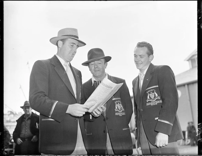 Arrival of the New South Wales rugby team