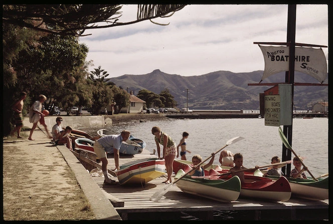 Boating ramp, Akaroa waterfront