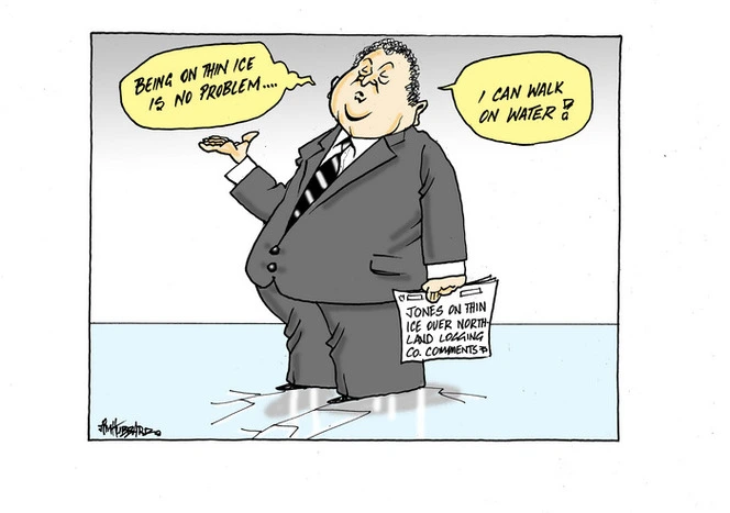 Shane Jones on thin ice