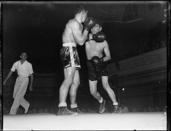 Boxing match between Keith and Gleeson