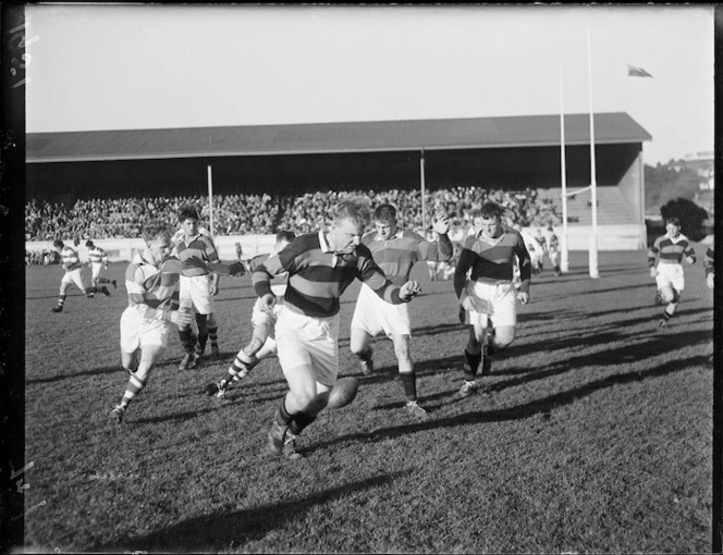 Marist versus Poneke rugby game