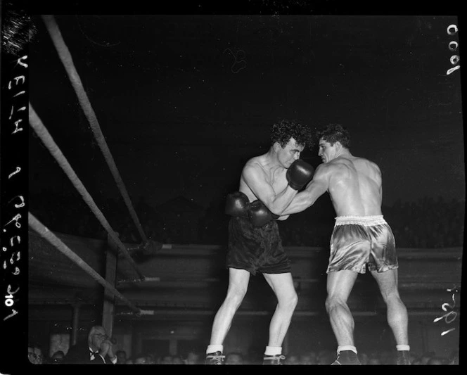 Boxing match between Gleeson and Keith