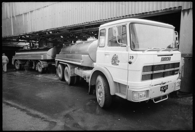 Wellington City Council milk tanker