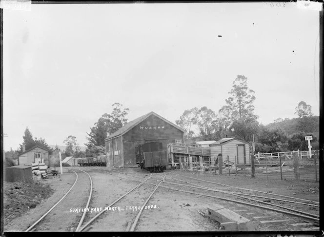 Railway yard at Tuakau