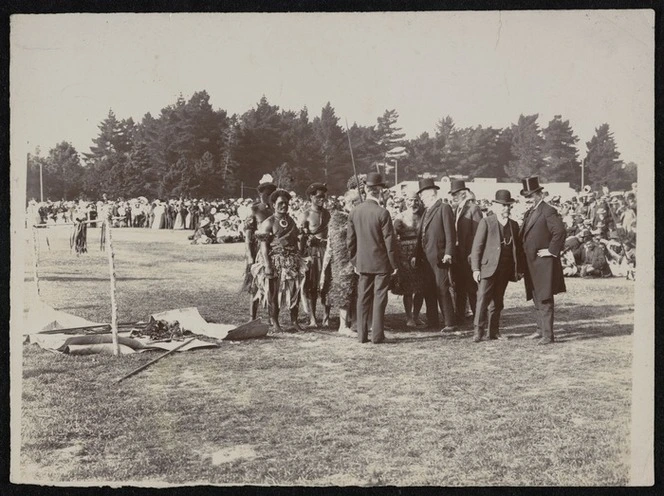 At the New Zealand International Exhibition Christchurch, 1906-1907