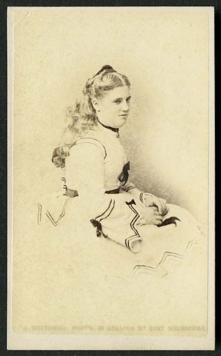 Botterill, John, 1817-1881: Portrait of an unidentified woman