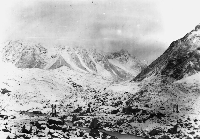 The Hooker Valley, under snow