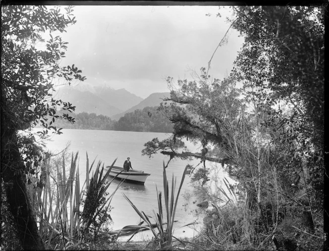 Boat on lake