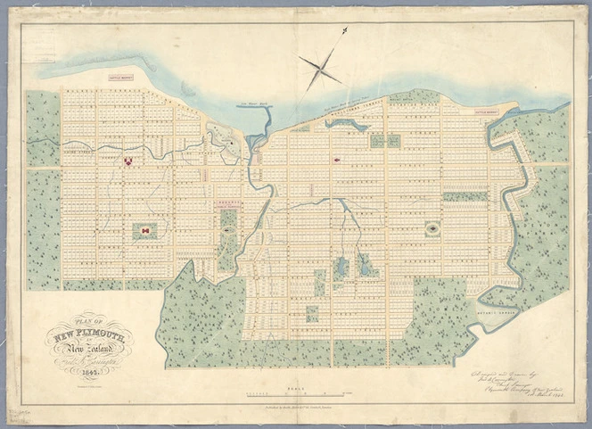 Plan of New Plymouth in New Zealand / by Fred. A. Carrington.