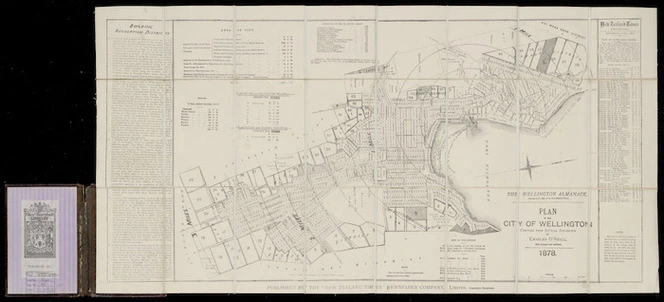 Plan of the city of Wellington / by Charles O'Neill.