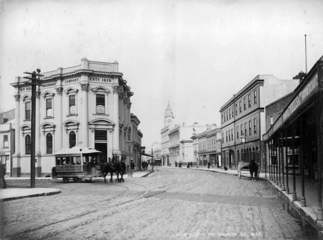 Corner of Lambton Quay and Grey Street, Wellington