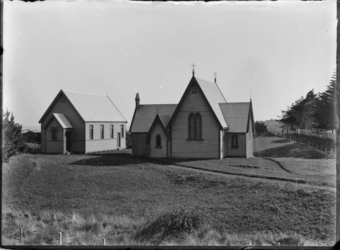 Church buildings at Te Henui, New Plymouth