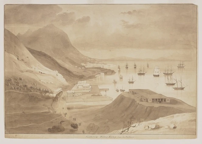 [Ashworth, Edward] 1814-1896 :Victoria, Hong Kong from the Eastward. [1844 or 1845]